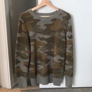 Banana Republic Army Print Sweater